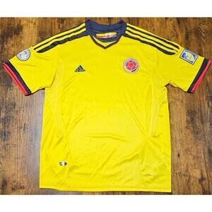 Vintage Adidas Colombia National Soccer Team Men's Jersey Size Large